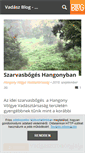 Mobile Screenshot of hangony.blog.hu