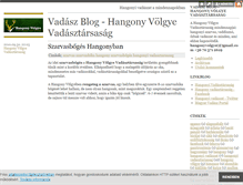 Tablet Screenshot of hangony.blog.hu