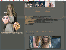 Tablet Screenshot of brittany-robertson-photogallery.blog.cz