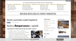 Desktop Screenshot of bdk.blog.hu