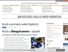 Tablet Screenshot of bdk.blog.hu