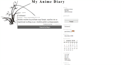 Desktop Screenshot of myanimediary.blog.rs