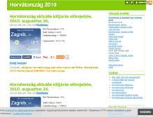 Tablet Screenshot of horvatorszag2010.blog.hu