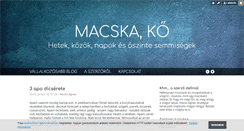 Desktop Screenshot of macskako.blog.hu