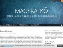 Tablet Screenshot of macskako.blog.hu