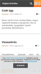Mobile Screenshot of hajosvaros.blog.hu