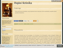 Tablet Screenshot of hajosvaros.blog.hu