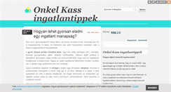 Desktop Screenshot of hasznaltingatlan.blog.hu