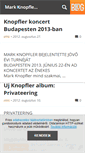 Mobile Screenshot of knopfler.blog.hu