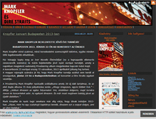 Tablet Screenshot of knopfler.blog.hu