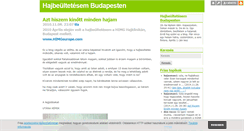 Desktop Screenshot of hajbeultetes-budapesten.blog.hu