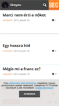Mobile Screenshot of likeyou.blog.hu