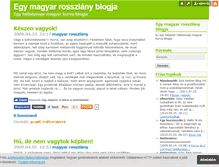 Tablet Screenshot of magyarprosti.blog.hu