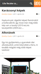 Mobile Screenshot of lilafecske.blog.hu