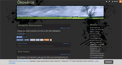 Desktop Screenshot of okovaros.blog.hu