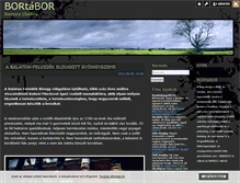 Tablet Screenshot of bortabor.blog.hu
