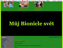 Tablet Screenshot of muj-bionicle-svet.blog.cz