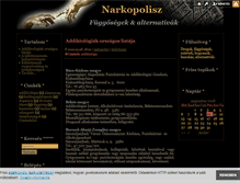 Tablet Screenshot of narkopolisz.blog.hu