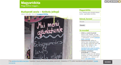 Desktop Screenshot of magyaridiot.blog.hu