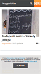 Mobile Screenshot of magyaridiot.blog.hu