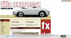 Desktop Screenshot of filiaexpressz.blog.hu