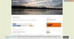 Desktop Screenshot of mayablog.blog.hu