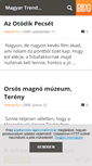 Mobile Screenshot of mtklub.blog.hu
