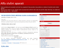Tablet Screenshot of alfasrbija.blog.rs