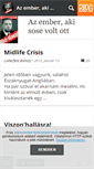Mobile Screenshot of boholy.blog.hu