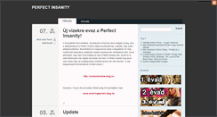 Desktop Screenshot of perfectinsanity.blog.hu