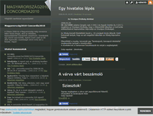 Tablet Screenshot of magyarorszag2010.blog.hu