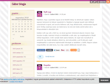 Tablet Screenshot of napigabor.blog.hu