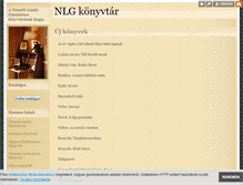 Tablet Screenshot of nlgkonyvtar.blog.hu
