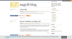 Desktop Screenshot of nagym.blog.hu