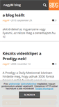 Mobile Screenshot of nagym.blog.hu