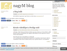 Tablet Screenshot of nagym.blog.hu