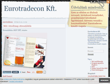 Tablet Screenshot of eurotradecon.blog.hu