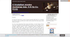 Desktop Screenshot of hivatal.blog.hu