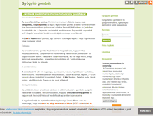 Tablet Screenshot of gyogygombak.blog.hu