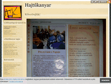 Tablet Screenshot of hajtukanyar.blog.hu