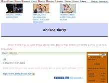 Tablet Screenshot of andreadorty.blog.cz
