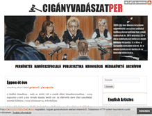 Tablet Screenshot of ciganyvadaszat-per.blog.hu