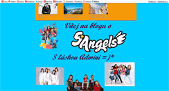 Desktop Screenshot of milujeme-5-angels.blog.cz