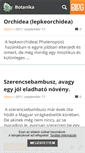 Mobile Screenshot of botanika.blog.hu