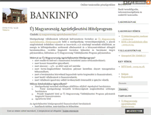 Tablet Screenshot of bankinfo.blog.hu