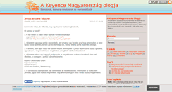Desktop Screenshot of keyence.blog.hu