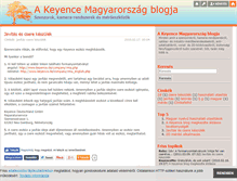 Tablet Screenshot of keyence.blog.hu