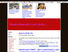 Tablet Screenshot of olsenky-gilmorky.blog.cz