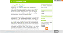 Desktop Screenshot of forex-mindenkinek.blog.hu