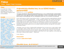 Tablet Screenshot of fidesz.blog.hu